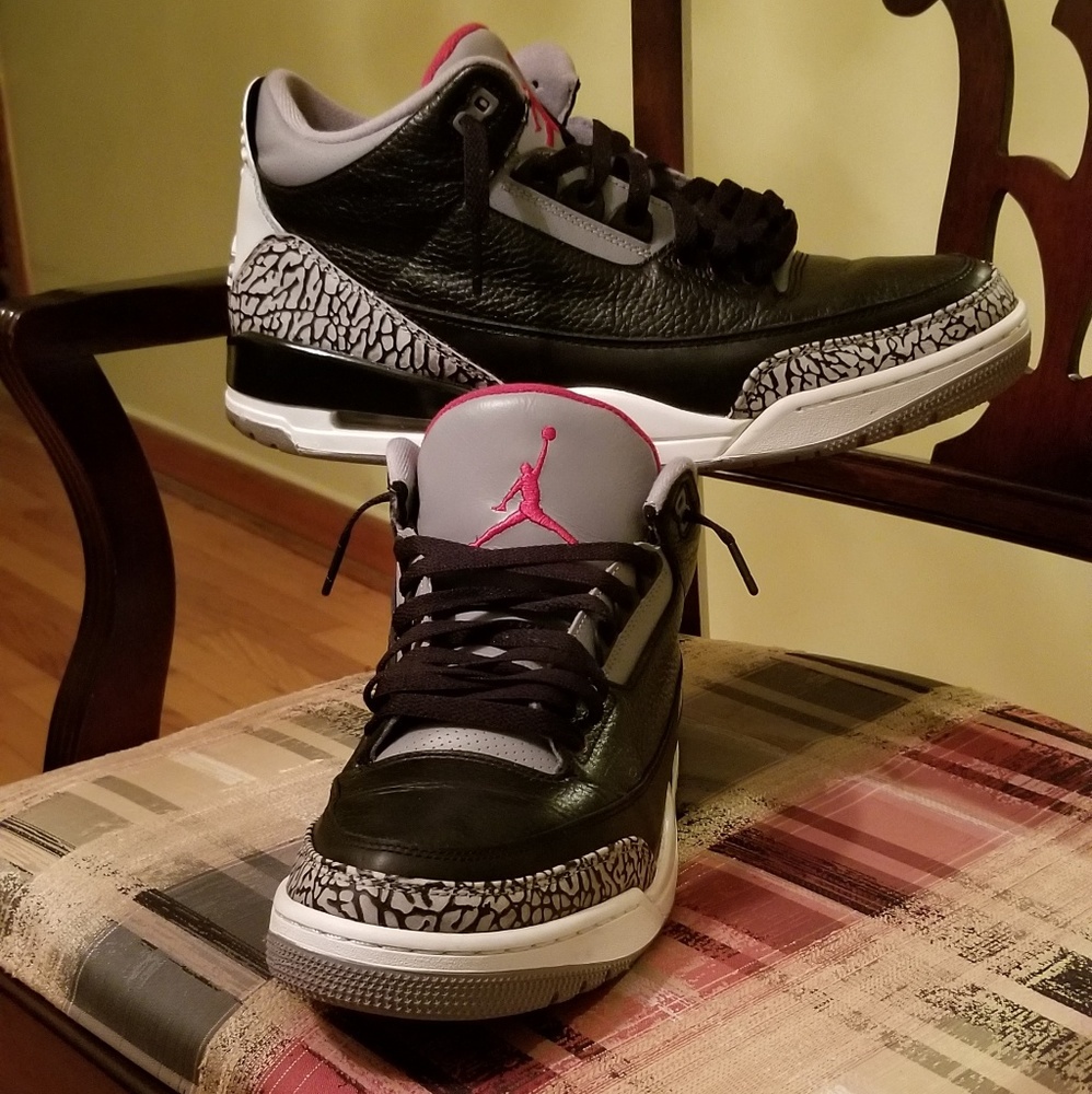 Jordan Black Cement 3 size 13
